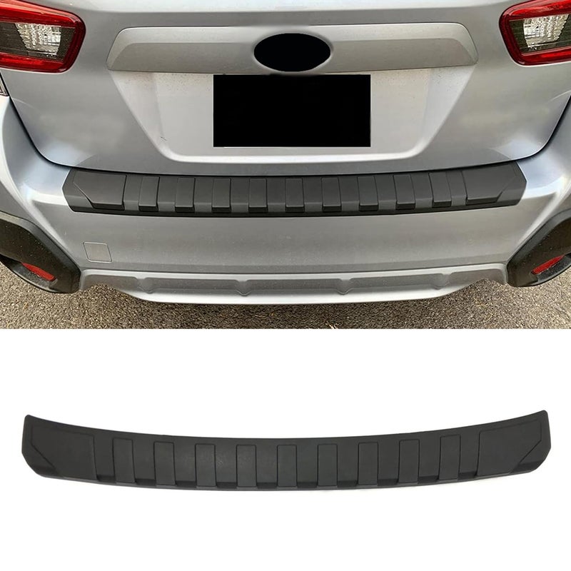 Tybock Rear Bumper Protector Guard Accessory Trim Cover Scratch Resistant Trunk Door Entry Guards Compatible with Subaru XV Crosstrek 2018 2019 2020 2021 2022 2023